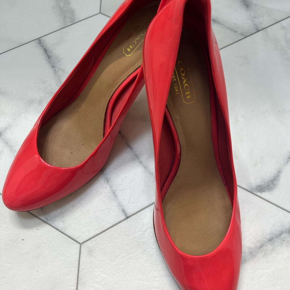 Coach Women's Red Pumps